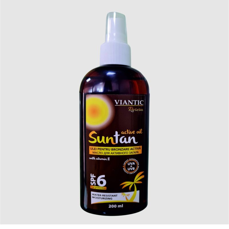 Солнцезащитное масло SPF-6, 200мл