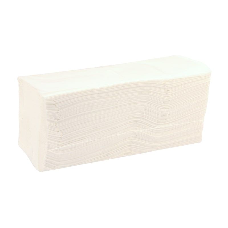 Triolist Prosop pilat hartie alb tip V / Z, 100% celuloza, 2 str, 225х110mm, set 160buc